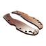Spyderco RockJumper/LeafJumper walnut handle scales - Traditional / hand-painted