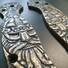 Spyderco Para Military 2 maple handle scales - Vegvisir X Viking / hand-painted
