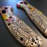 Autumn Owl - Benchmade Mini Griptilian 555, 556 Knife Scales by Svechnikov Knives