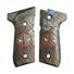 Beretta 92 full-size maple grips - Deadpool V2 / hand-painted