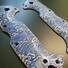 Cold Steel AD-10 maple handle scales - Japan Wave / hand-painted