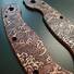 Spyderco Military maple handle scales - Japan Wave Baroque / hand-painted