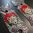 Sig Sauer P320 AXG Maple Grips - Japanese Wolf And Sakura / Hand-painted