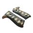 Arex Rex Zero 1 Standard Palm Swell Maple Grips - Katana Black Gold / Hand-painted