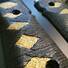 Arex Rex Zero 1 Standard Palm Swell Maple Grips - Katana Black Gold / Hand-painted