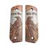 1911 full-size Round Butt maple grips - Moon Raven Mors Tua Vita Mea Cherry / hand-painted