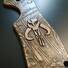 Kershaw Emerson CQC 6K/7K maple handle scales - Mythosaur Skull / hand-painted