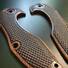 Old Classic Dark Cherry - Kizer Minitherium Knife Scales by Svechnikov Knives