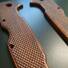 Cold Steel SR1 walnut handle scales - Classic V2 / hand-painted