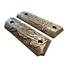1911 Compact-Size Officers Maple Grips - Quis Ut Deus / Hand-painted
