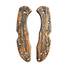 Spyderco Delica 4, Lil' Matriarch maple handle scales - Roughness Bronze / hand-painted