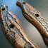 Roughness Bronze - Tops Knives Field Dog Knife Scales by Svechnikov Knives