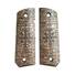 1911 full-size Bobtail maple grips - Saint Benedict Medal / hand-painted