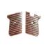 Jennings J-22 maple grips - Stripes Dark Cherry / hand-painted