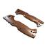Cold Steel AD-10 walnut handle scales - Traditional / hand-painted