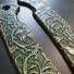 CIVIVI Chevalier maple handle scales - Wild Thickets Green / hand-painted